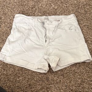 Sneak Peek Women's White Jean Shorts
